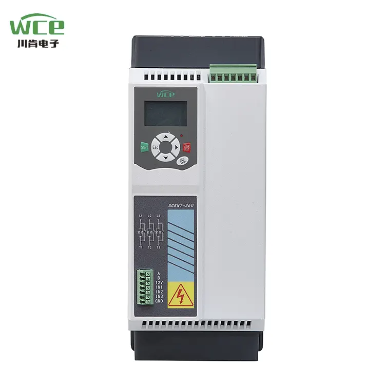 3 فاز 220V 380V 690V 18.5kW 25HP ساخته شده در Bypass Soft Starter